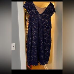 Elegant Navy Lace Women's Intimate